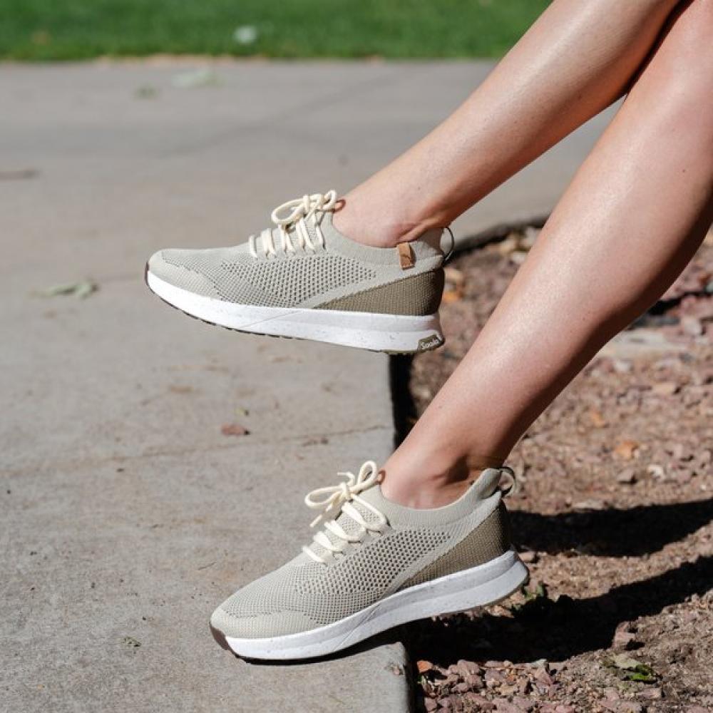 Saola Women Eco Friendly Sneakers Faded Green 230(US W 7)