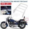 Motorcycle Support Rear Backrest Sissy Bar Rack Luggage Rack for Yamaha V-Star 400 650 1100 Classic 1998-2013