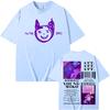 Junges Miko Hip Hop T-Shirt Grafikdruck Gothic Grunge T-Shirt Kurzarm Comic Rundhals T-Shirt Camiseta Hombre Lässige T-Shirts