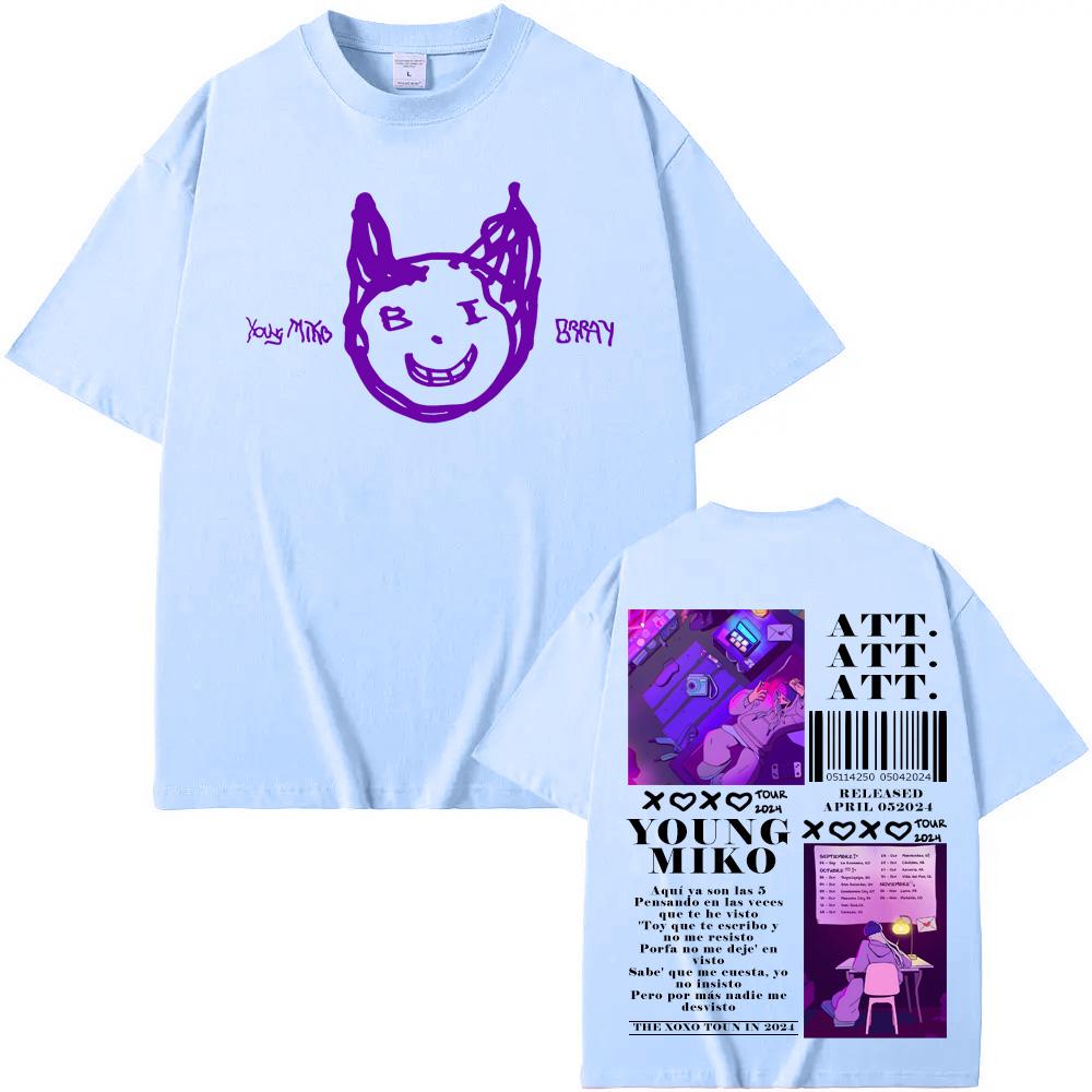 Junges Miko Hip Hop T-Shirt Grafikdruck Gothic Grunge T-Shirt Kurzarm Comic Rundhals T-Shirt Camiseta Hombre Lässige T-Shirts
