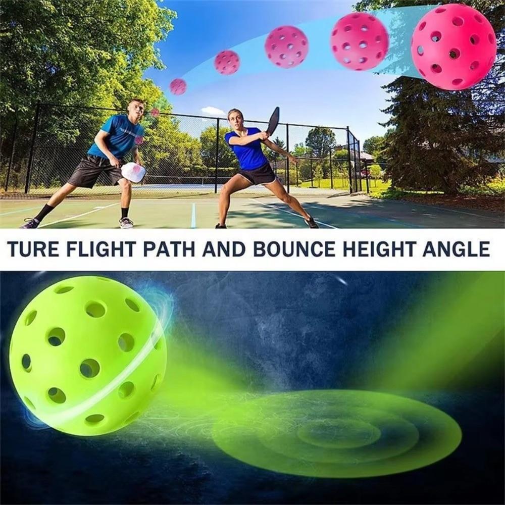 40 Holes Paddle Ball Durable Pickleballs Sport Tools Pickleball Balls  Competition