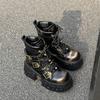 Booster Shoes Internet Celebrity Fried Street Metal Punk Retro Trend