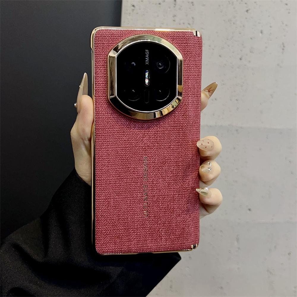 For Huawei Mate X7 Case Jean Cloth Texture Hard PC + Cloth Phone Cover