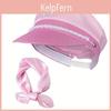 Bridal Adult Silk Captain Hat Scarf Party Neckwear Bachelorette Party Props Suit Masquerades Props Costume Hat