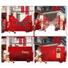 Custom Double Happiness Wedding Backdrop for Outdoor Courtyard Welcome Photo Area