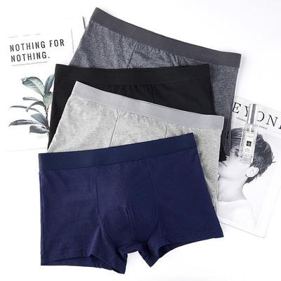 Herren Übergröße Baumwoll-Boxershorts: Atmungsaktive, Antibakterielle, Mittelhohe Sommershorts