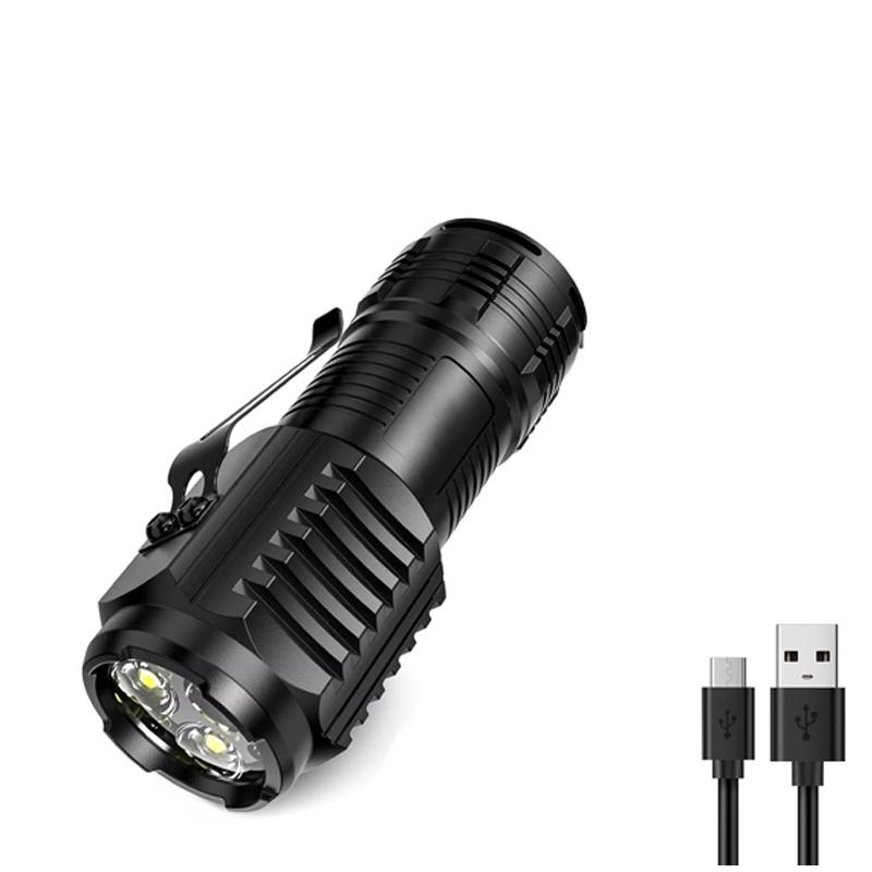 Xiaomi Super Bright LED Flashlight High Power Long Range USB Rechargeable Tactical Torch Outdoor Waterproof Camping Fishing Lantern