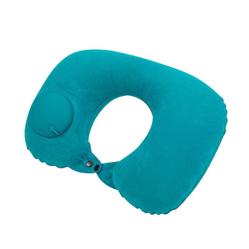U-Shaped Pillow Travel Portable Press Outdoor U-Shaped Pillow Car Seat Cushion Automatic Inflatable