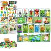 Plants Vs Zombies Childrens Toy Set With Storage Box 22 Pieces For Creative Play And Gift
