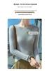 Women's 100% Cashmere One-Shoulder Slim-Fit Sweater - Long-Sleeved Fashionable Base Layer