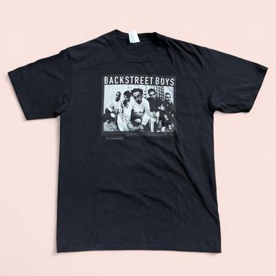 Backstreet Boys Boy Group Band T Shirt Black Medium 19 25x27 25