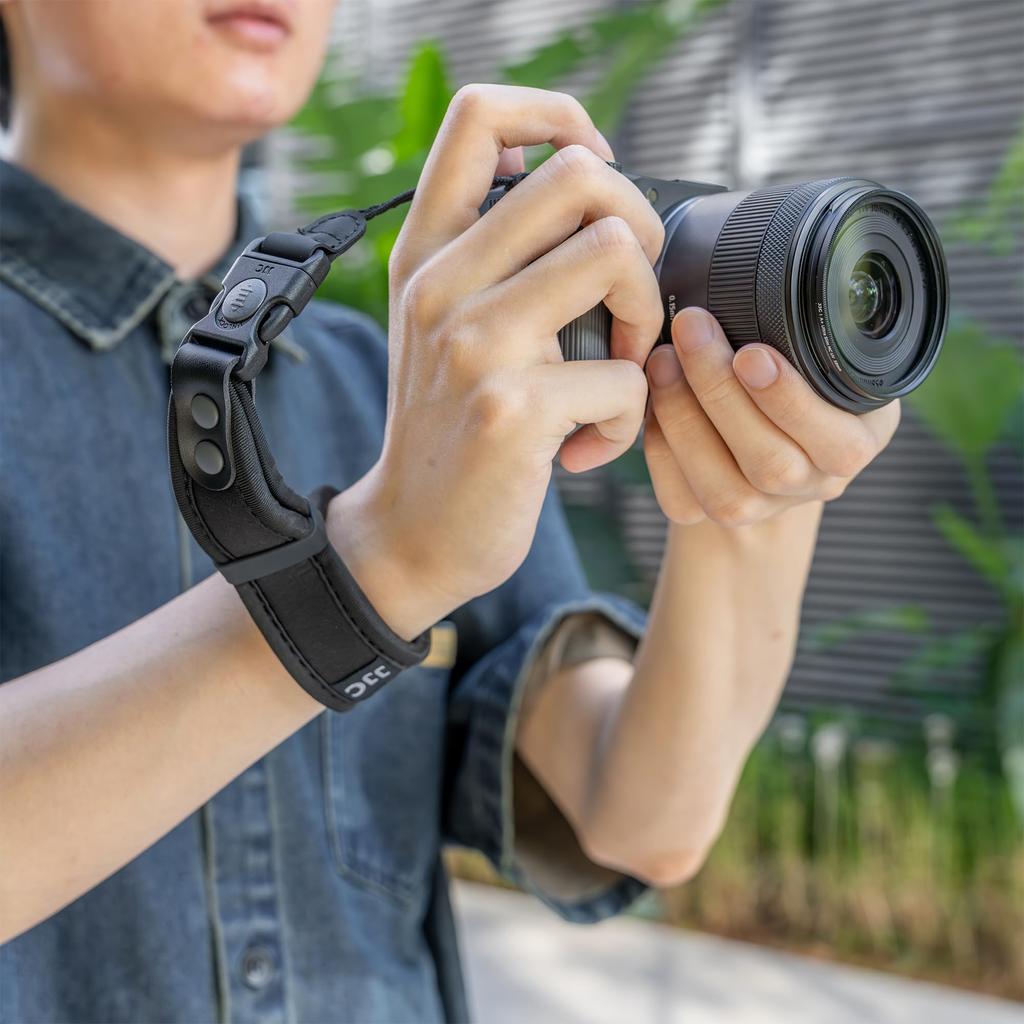 JJC Camera Handle Drop Quick Compatible with Lumix Canon EOS R50 V R10 Fuji Sony RX1R and Other and Compact Digital Cameras Strap, Strap, Prevention,