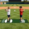 Baseball Training Mat Softball Practice Pad Baseball Hitting Mat Baseball Training Supplies Non-Slip Softball Trainer Mat