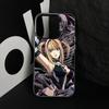 Misa anime D-Death N-Note Silver Plated Inside Phone Case For iPhone 17 16 15 14 11 12 13 Pro Max Plus X XR XS Max Colored