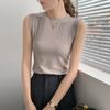 Sleeveless T-shirt for Women with Short-sleeved Summer New Style for Inner Top