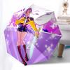 Rumi, K-POP Anime Girls Group Themed Automatic Opening and Closing Umbrella - 8 Ribs, Suitable for Leisure and Going Out, Outdoor Accessory,