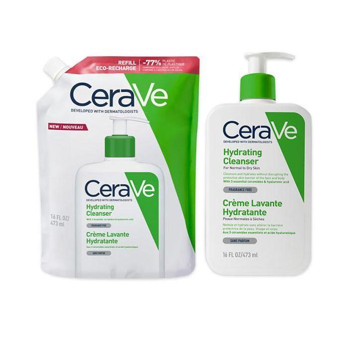 CeraVe Crème Lavante Hydratante Sans Parfum Éco-Recharge 473 ml