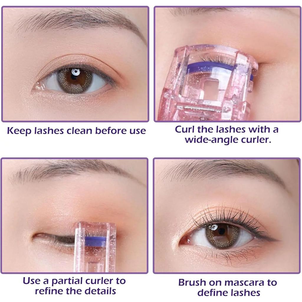 2pcs Eyelash Curler Eyelash Holder Cosmetic Tools Eyelash Curling Tool Lash Curling Clips Curling Lash Tools Eyelash Curling Cli
