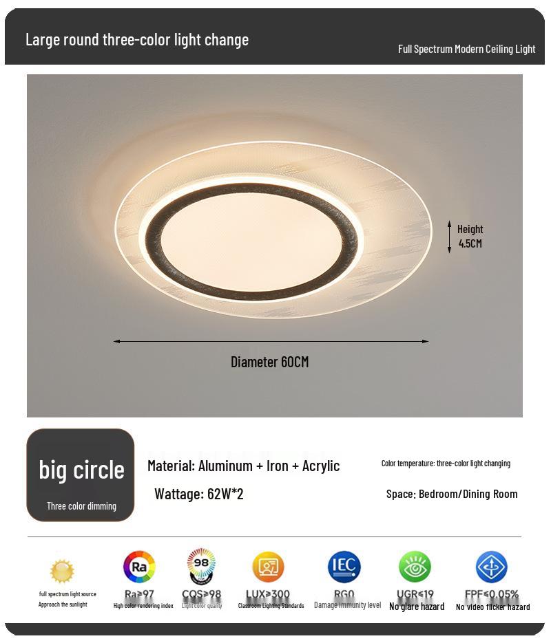 Italian Minimalist Modern Bedroom Ceiling Light 2025 - New Simple Eye-Protecting Luxury Lighting Fixture