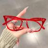 Ultra-light and Fashionable Large-framed Cat-eye Anti-blue Light Glasses Are Simple and Versatile Sunglasses for Shooting
