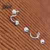Sturdy Earring 1Pc Piercing Faux Crystal Tragus Studs