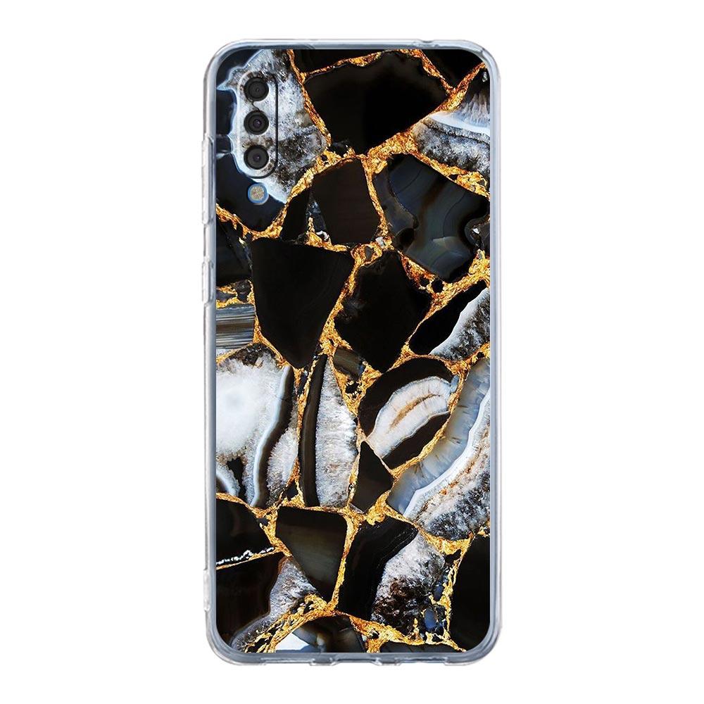 Marble Geometric Phone Case For Samsung Galaxy A52 A50 A70 A10 A30 A40 A20S A20E A02S A12 A22 A72 A32 5G A04s Soft Clear Cover