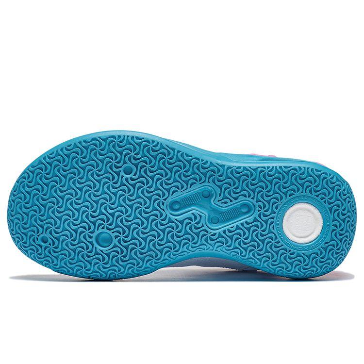 Li Ning Lightweight Bounce Technology Non-Slip Anti-Kick Shock Absorbing Durable Rebound Low-Top Casual Shoes Kids Sneakers Standard-White YKNT066-1