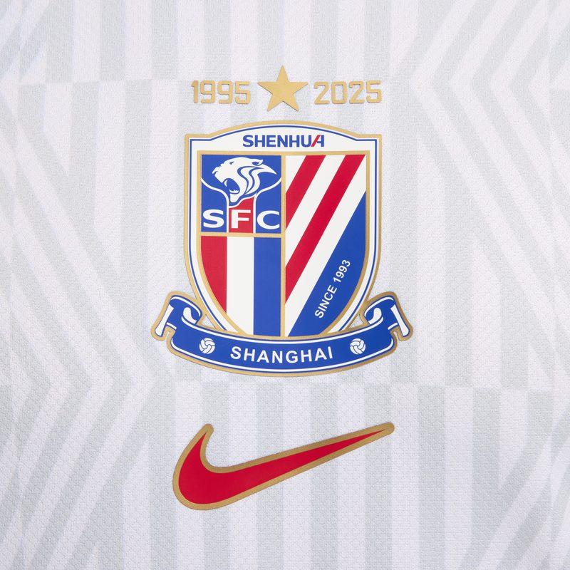 Nike Camiseta de Fútbol Dri Fit para Hombre Blanco/Azul Campus/Rojo Universitario HM6161-100