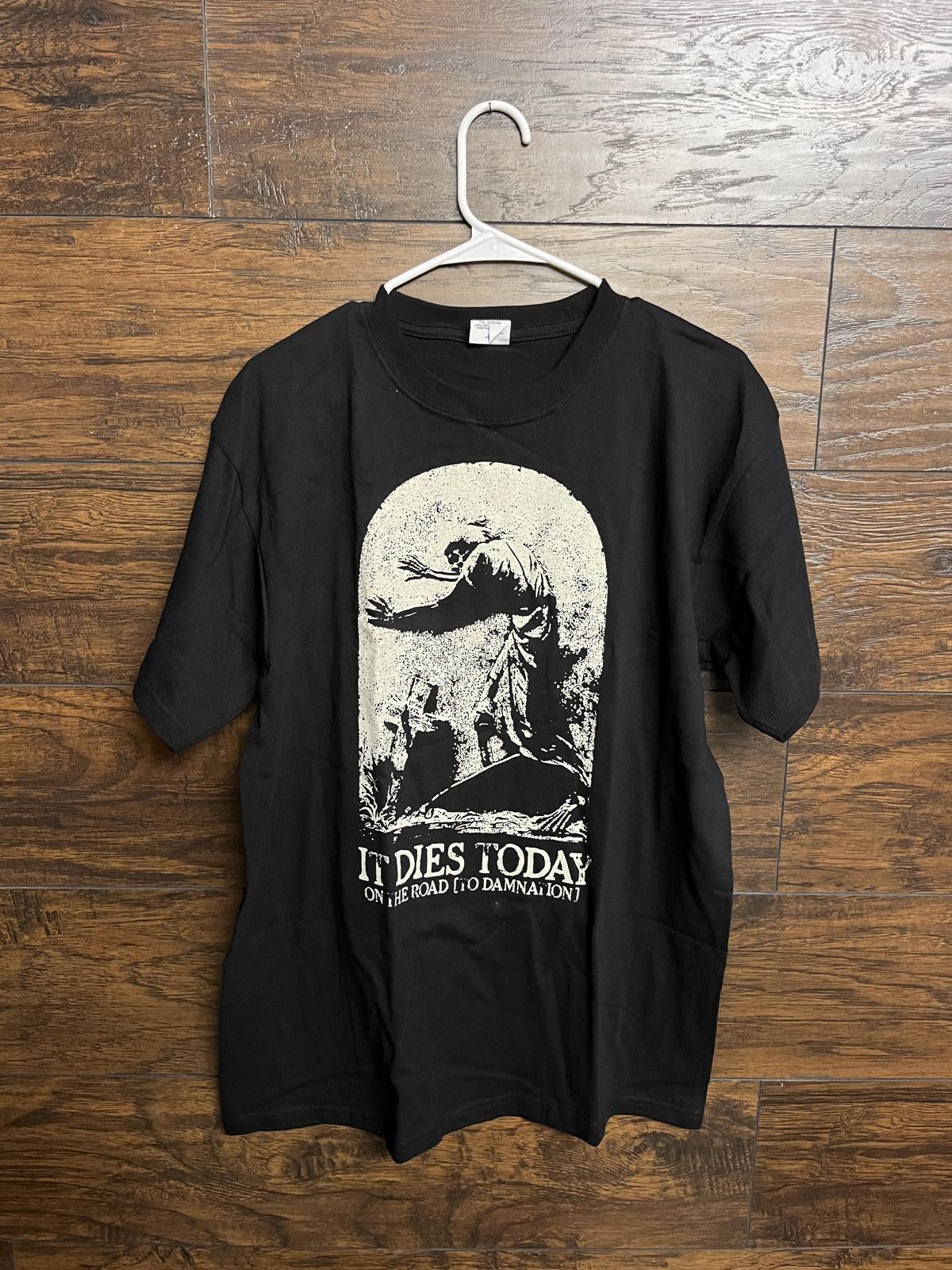 It Dies Today Band T-shirt On The Road to Damnation Tee - L XXXXL