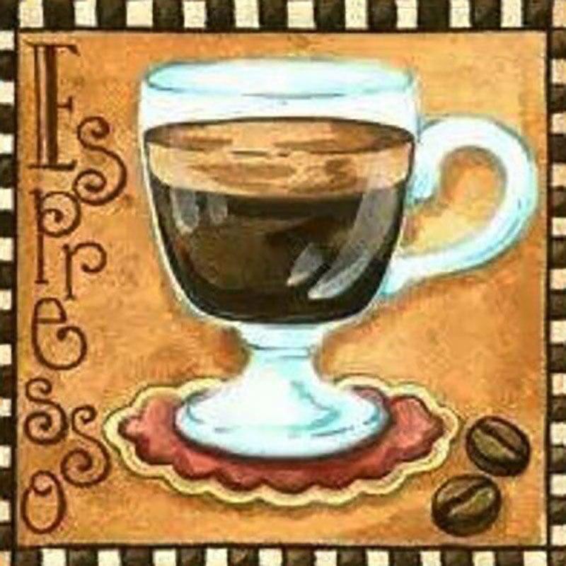 

5D DIY алмазная живопись кофейная чашка Алмазная вышивка цветок вышивка крестиком полная квадратная круглая дрель ремесла ручной домашний декор подарок Full Round 30x30CM