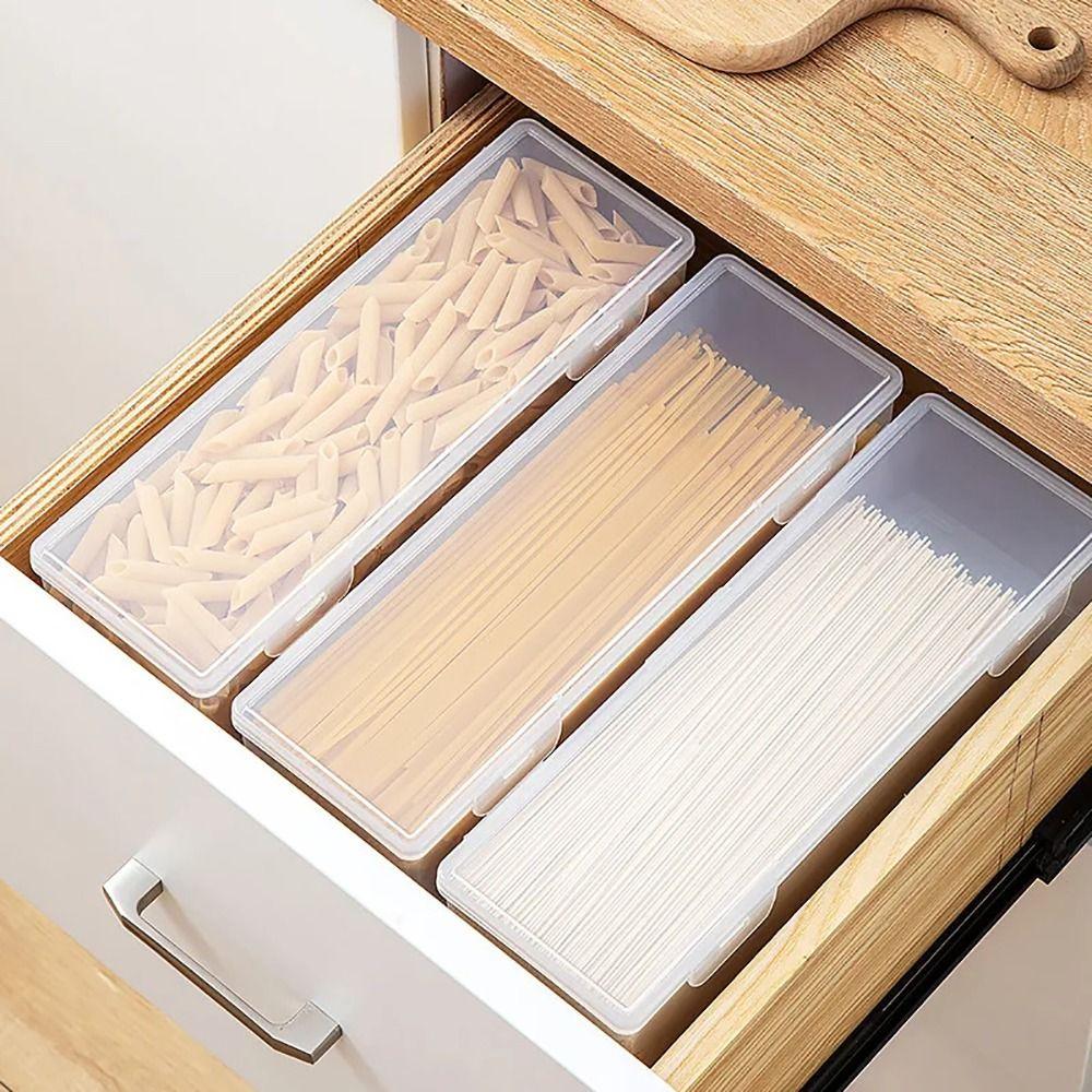 1Pcs Multi-grain Spice Noodle Storage Box with Lid Food Preservation Box Refrigerator Sealed Case