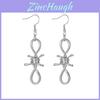 Trendy Alloy Geometric Earrings For Women Fashionable Urban Street Style