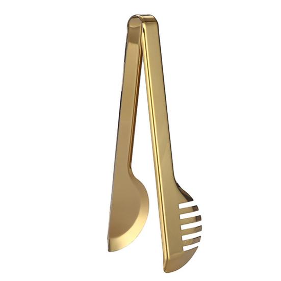 Stainless Steel Serving Tongs, Non-slip Food Tongs, Heavy Duty Bread Salad Clips for Buffet, Ice Cube Sugar Tongs for A
