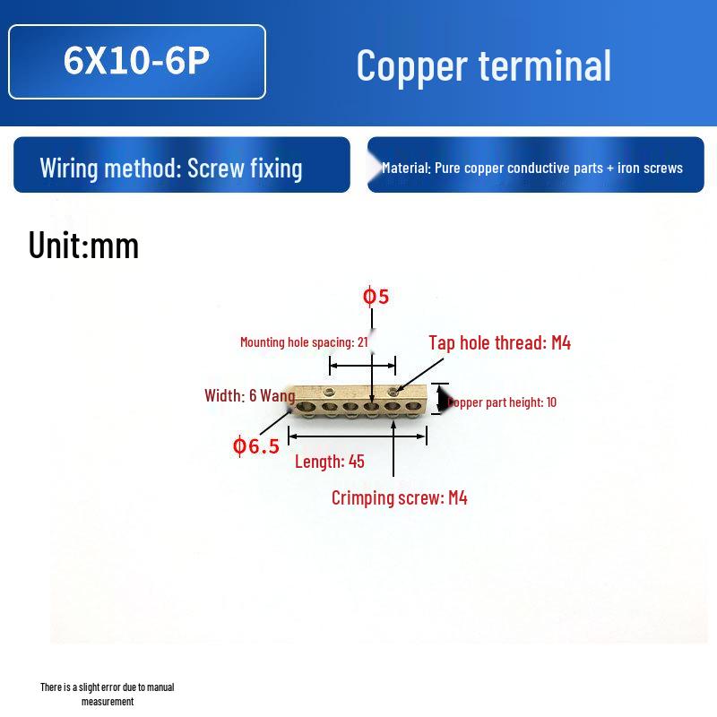 PZ30 Copper Terminal Blocks with Screws