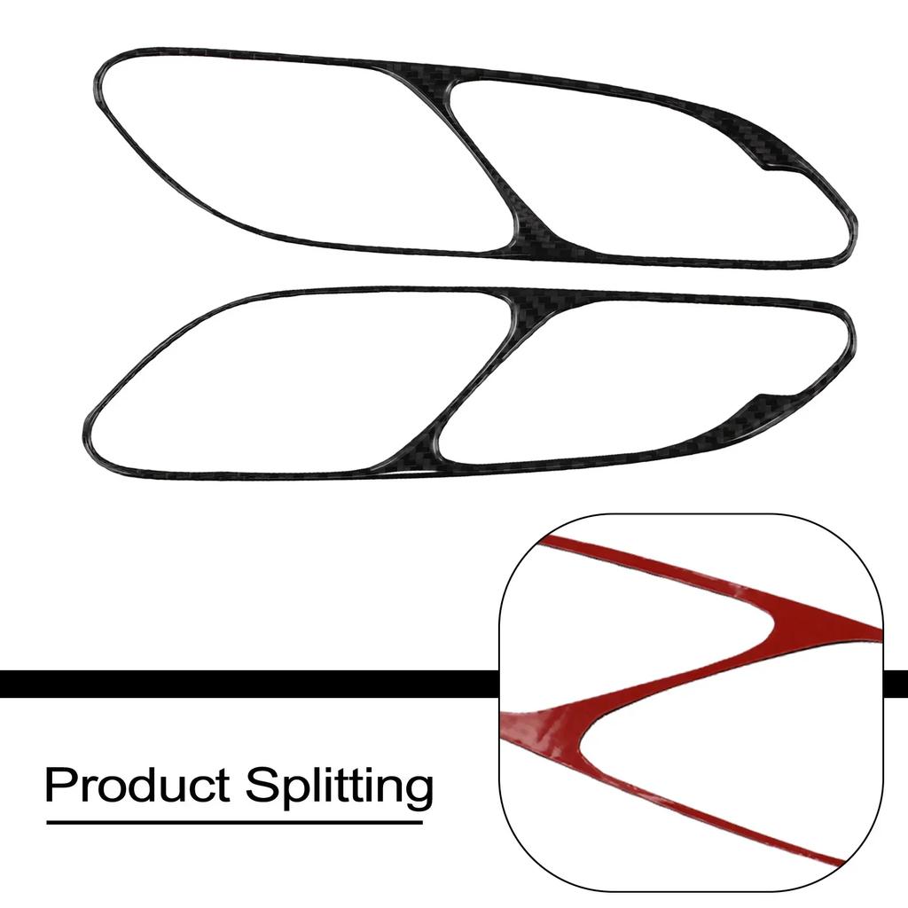 Useful Decorative Panels Trim Auto Parts Panel Real Carbon Fiber Tool Waterproof With Double-sided Adhesive Tape
