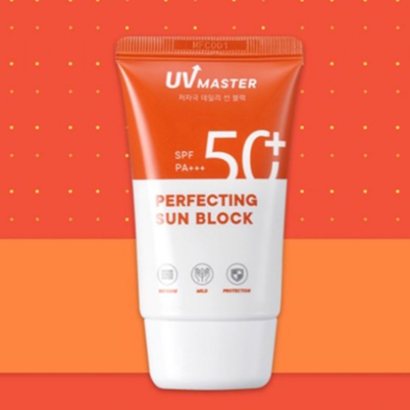 TONYMOLY UV Master Perfecting Sunblock SPF50+ PA+++ 50ml – High Protection Sunscreen for Face | Lightweight Daily UV Defense K-Beauty Sun Cream