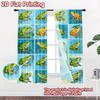 2D flat Photography Backdrop Popular Photography Scene Banner Colorful Frog s 100% Polyester Festive Wall Decor for Door,