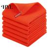 Long-lasting Dish Towel Cotton Waffle Weave Kitchen Cloth Solid Color Ultra Soft Absorbent Quick Drying Cleaning Rag Hair Hat