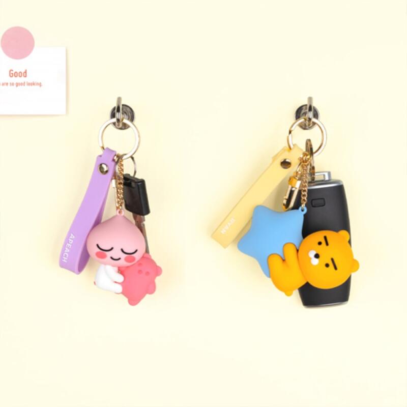KAKAOFRIENDS Initial Figure Keychain (Choose 1 of 2)