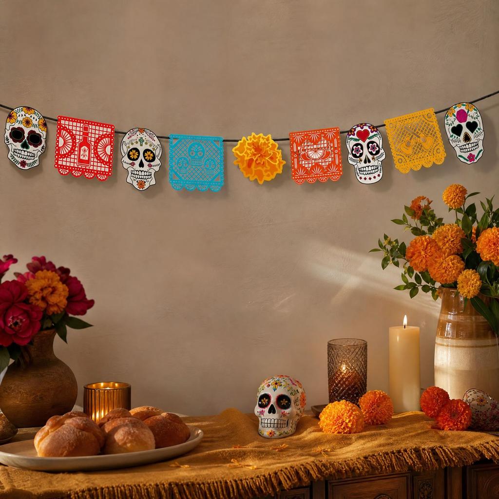 Party Decorations Bunting Mexican Themed Festival Supplies
