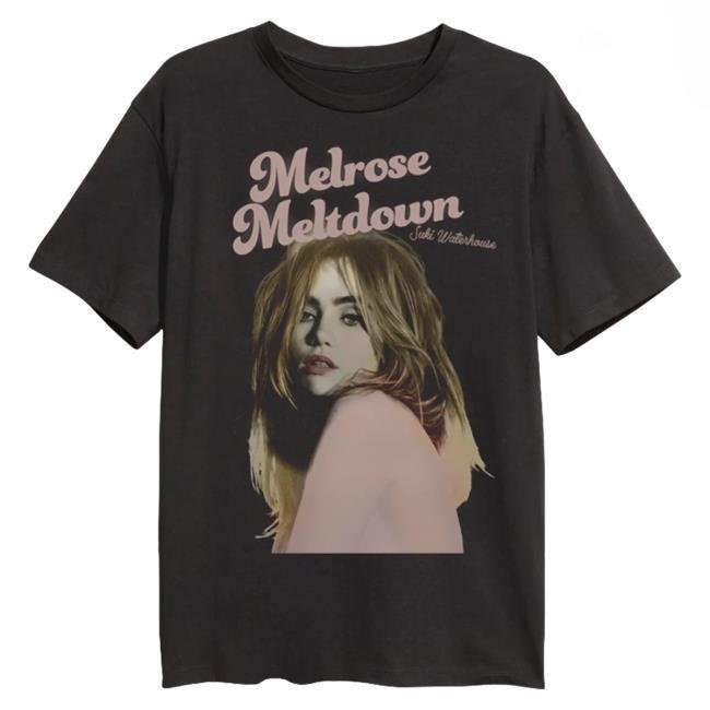 VTG Suki Waterhouse Melrose Meltdown T Shirt Black White S-5XL CM26 XXXXL