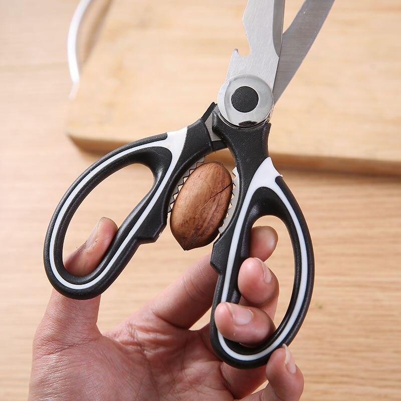 Stainless Steel Multifunctional Kitchen Scissors Meat Vegetables Household Shears Fish and Chicken Bone Food