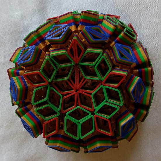 Sea Urchin Stress Relief Toy 3D Printed Movable Ball Sensory Fidget Toy for Adults Anxiety Relief Gifts for Men Women