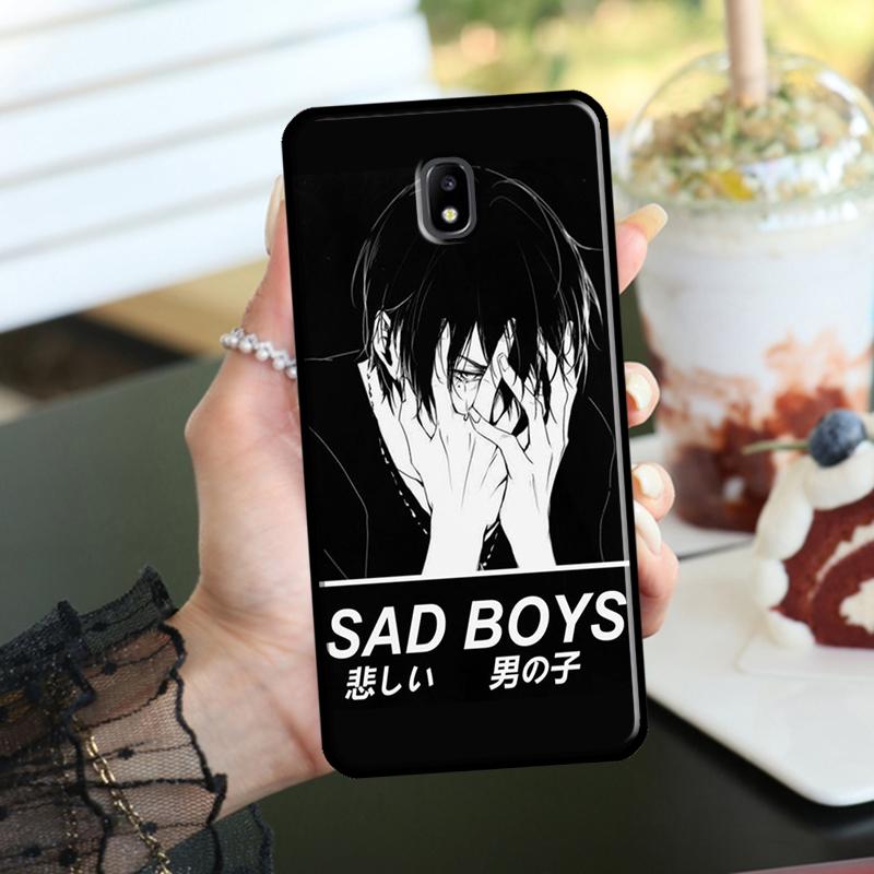Sad Japanese Anime Aesthetic Case For Samsung Galaxy M56 M36 M34 M14 M54 M13 M15 M55 M35 M16 M31 M11 M53 M12 M32 M52 M06