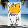 Fashion E-Essos Motor Oil Printed Towel,Quick Drying Beach Towels Are Suitable For Swimming Pools Camping Yoga And The Gym