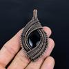 Black Onyx Jewelry, 999 Copper Wire Wrapped Pendant Handmade Gemstone Jewelry, Gifts For Wife Brand New Pendant