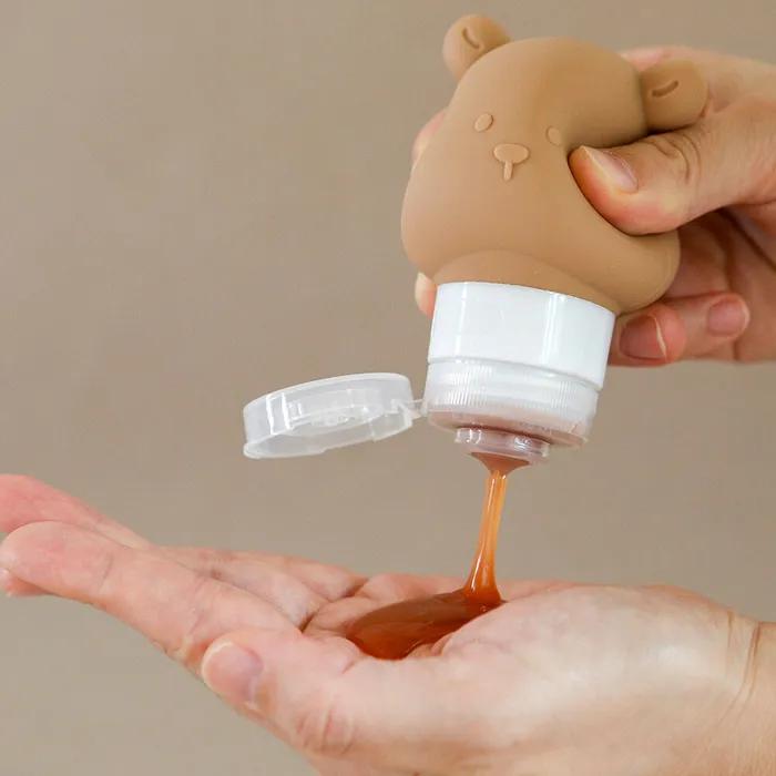 

Мой Друг Силиконовый Набор Дорожных Бутылок 3 шт. (+ Мешочек)