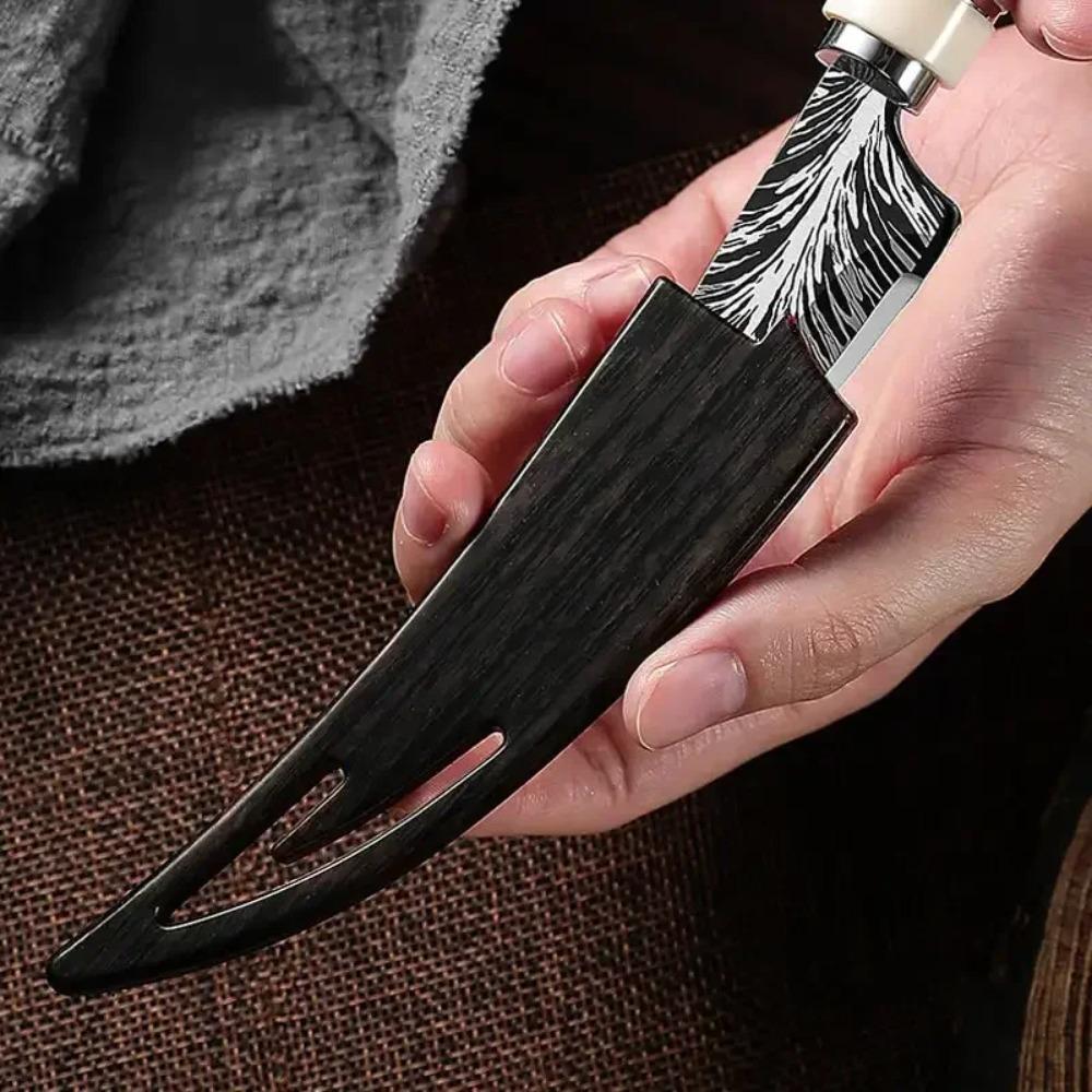 1 buc. Cuțit de dezosat cu lamă ascuțită curbată pentru cutie cadou Bucătărie Duritate mare Forjat Textură Damasc Cuțit ascuțit Cuțit de fructe