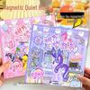 Cărticică magnetică silențioasă Little Pony: Jucărie Educativă Autocolant Extra-Mare de Îmbrăcat