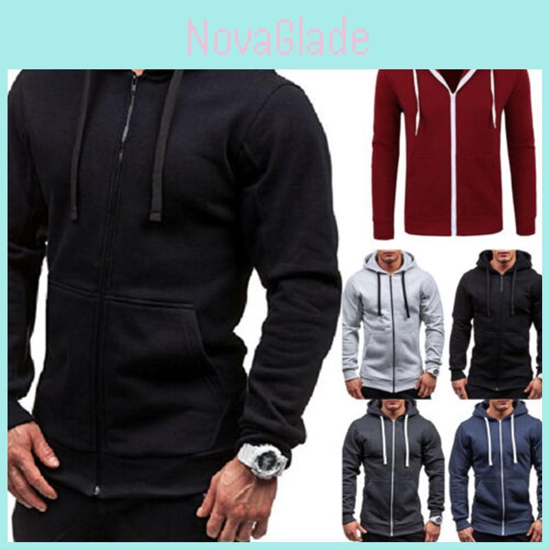 Men's Outwear Winter Hoodies Comfortable Warm Jumper Coat With Soft Material
